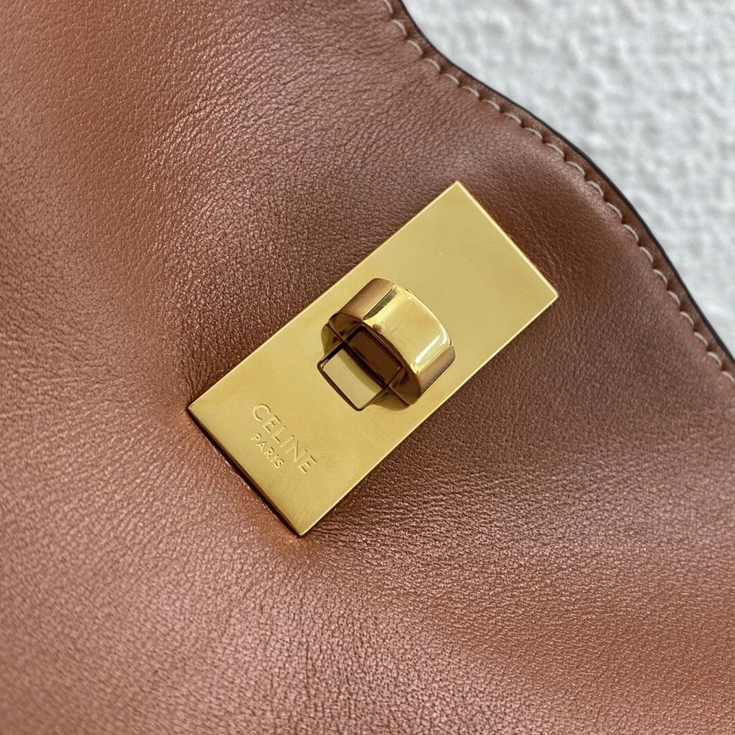 Brown Ce1i*e Bucket 16 Replica Bag