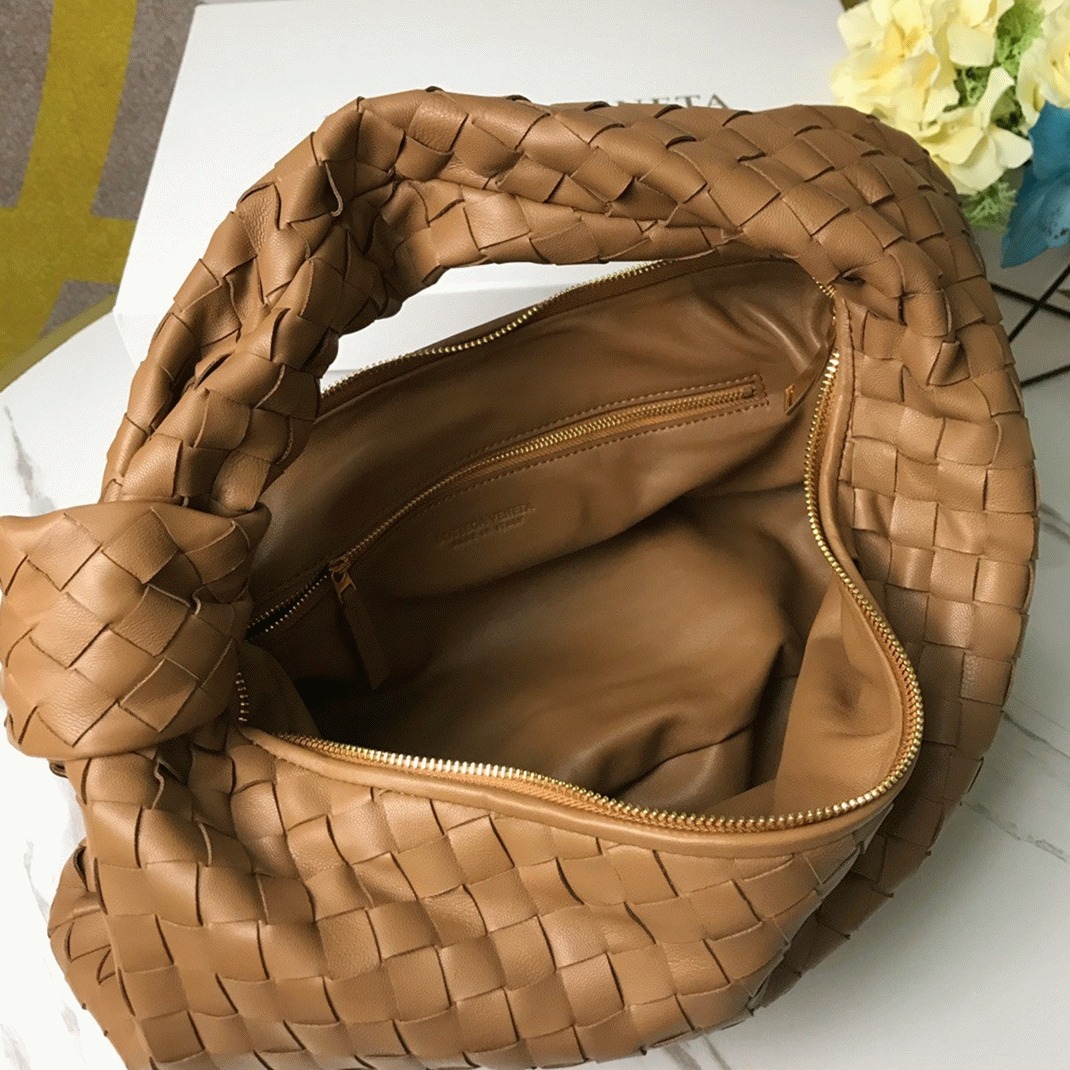 Replica B0tt*ga Ven*ta BV Jodie Small Bag Caramel