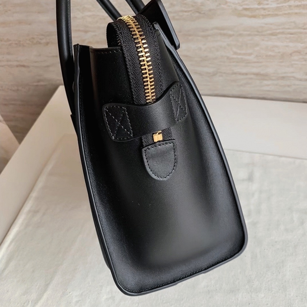 Ce1i*e Micro Luggage Tote Bag Replica in Black