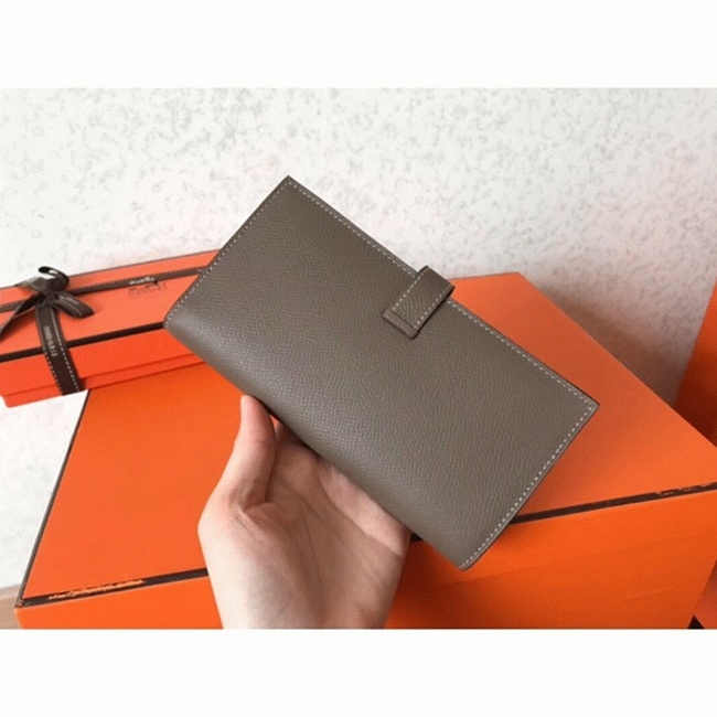 Taupe Epsom Fake H**me5 Bearn Wallet