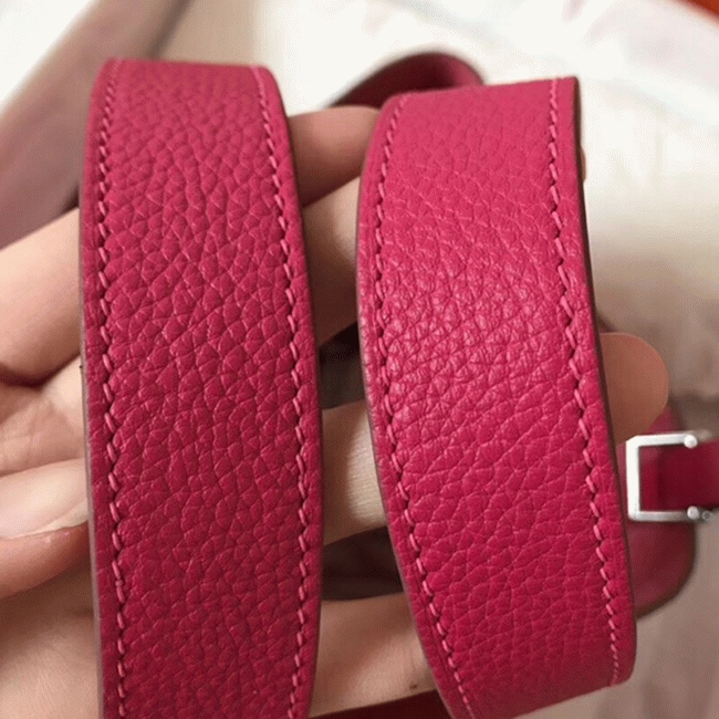Peach knockoff H**me5 Picotin Lock 22cm handbag