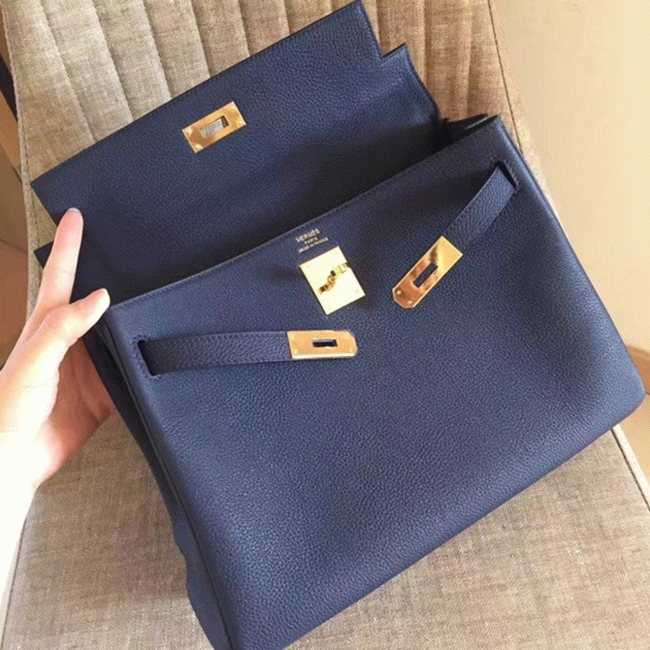 Sapphire Clemence Fake H**me5 Kelly Retourne 28cm Premium Bag