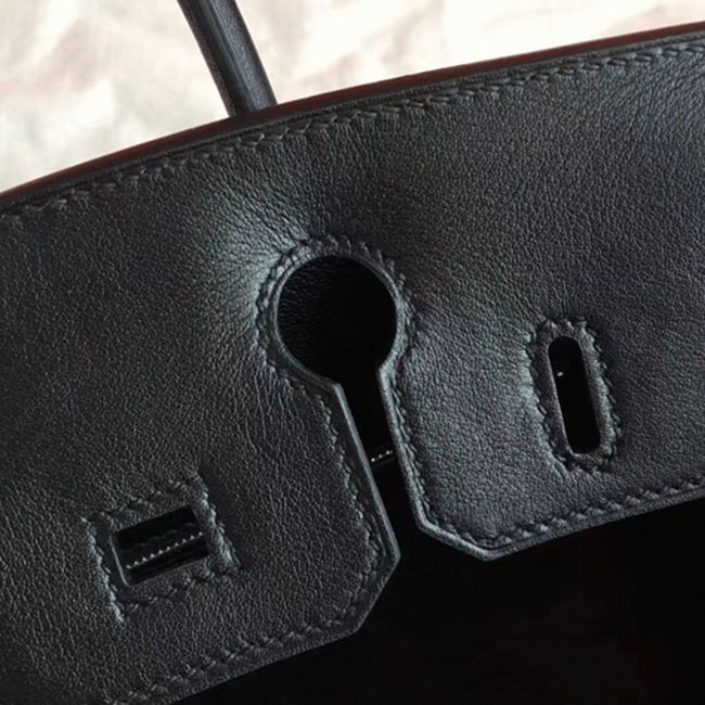 Black H**me5 Birkin 25cm S*perior Replica