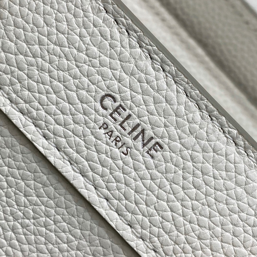 Ce1i*e Nano Luggage Tote Bag Replica in White