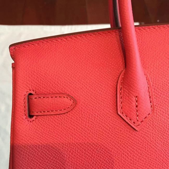 Rose Red H**me5 Birkin 25cm AAA Imitation