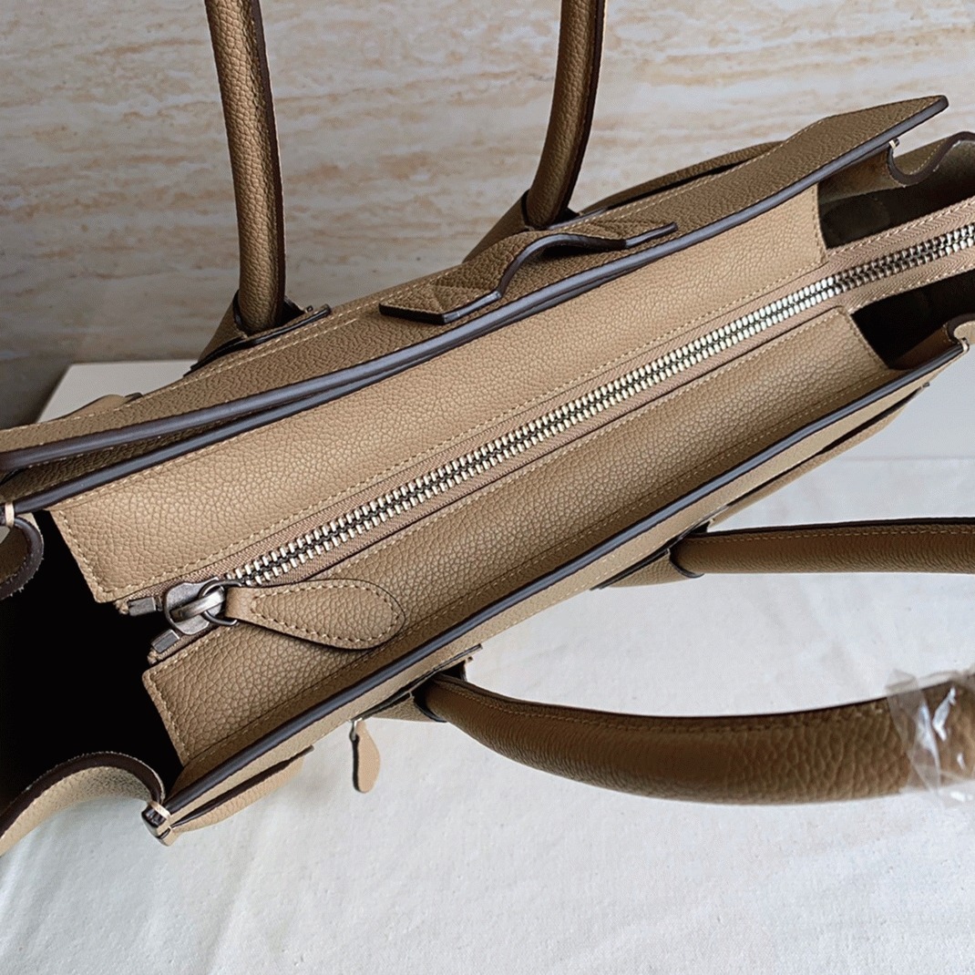 Ce1i*e Mini Luggage Tote Bag Replica in Dune