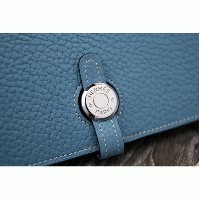 Jean blue replica H**me5 Dogon combine wallet
