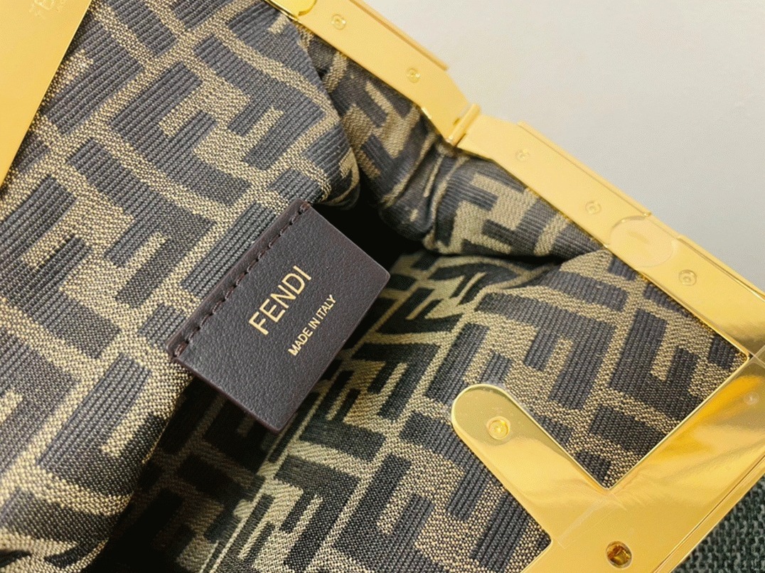 Top Quality Fake F**di First Small Bag In Yellow