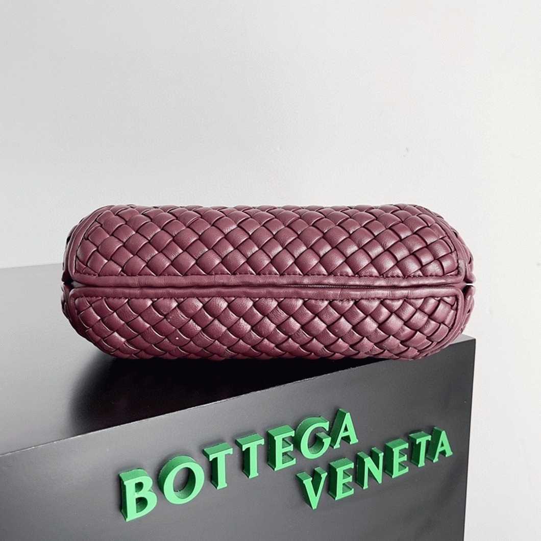 Replica B0tt*ga Ven*ta Clicker Small Bag Bordeaux