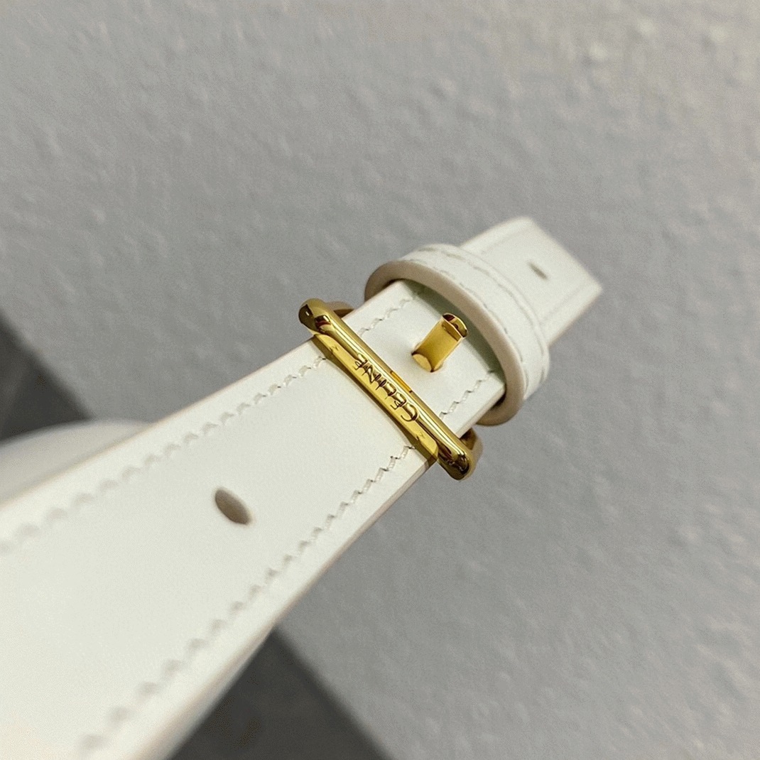 Top Quality Fake Ce1i*e Triomphe Teen Bag In White