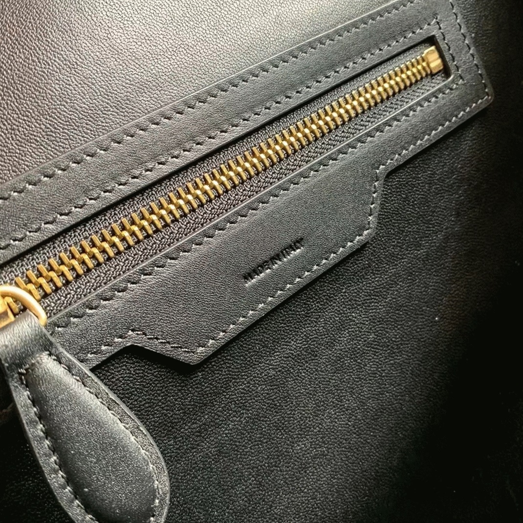 Ce1i*e Micro Luggage Tote Bag Replica in Black