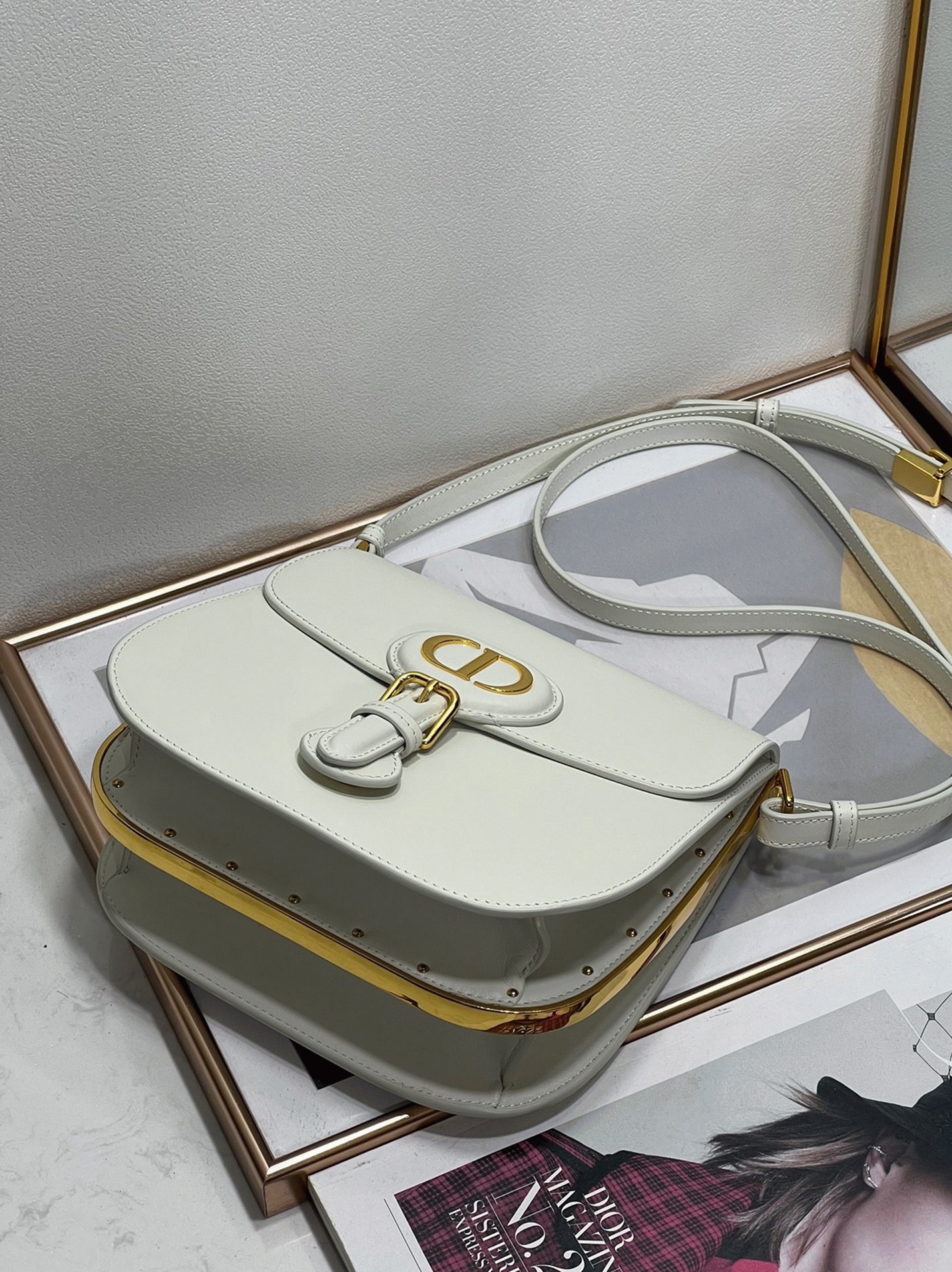 D10r Bobby Frame Bag Replica in White