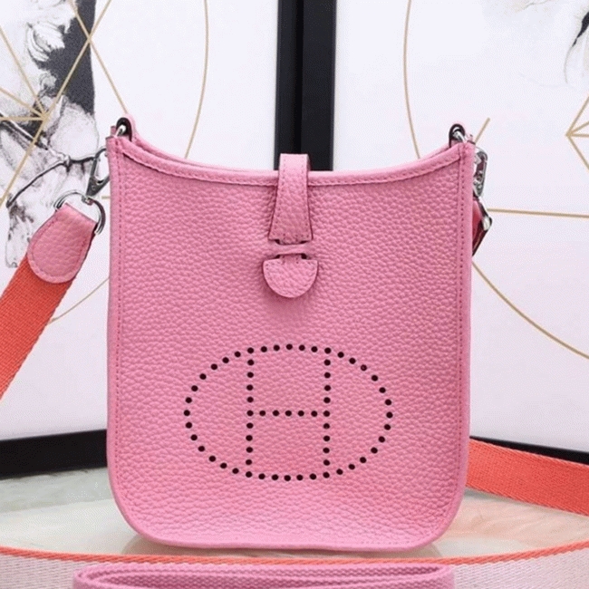 Pink Evelyne II TPM Messenger Bag Knockoff AAA H**me5 Mini Bag