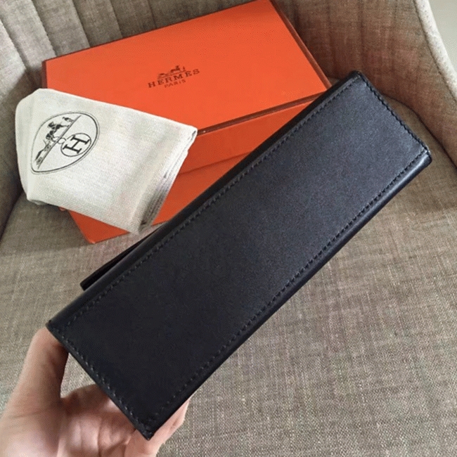 Black Swift Top Replica Luxury H**me5 Kelly Pochette Minimalist Clutch