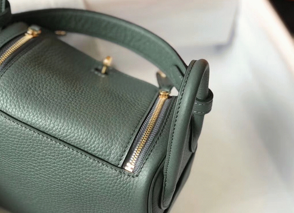 Best replica H**me5 Lindy Mini handbag in vert amande