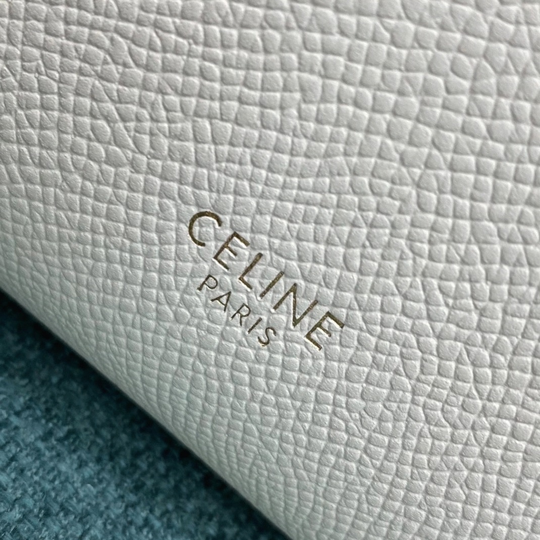 Ce1i*e Belt Nano Bag Knockoff in White