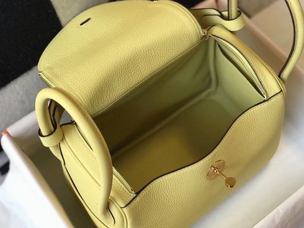 Replica H**me5 Lindy bag 26cm in jaune poussin
