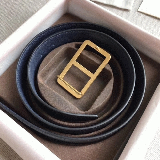 Replica H**me5 Officier belt buckle in navy blue
